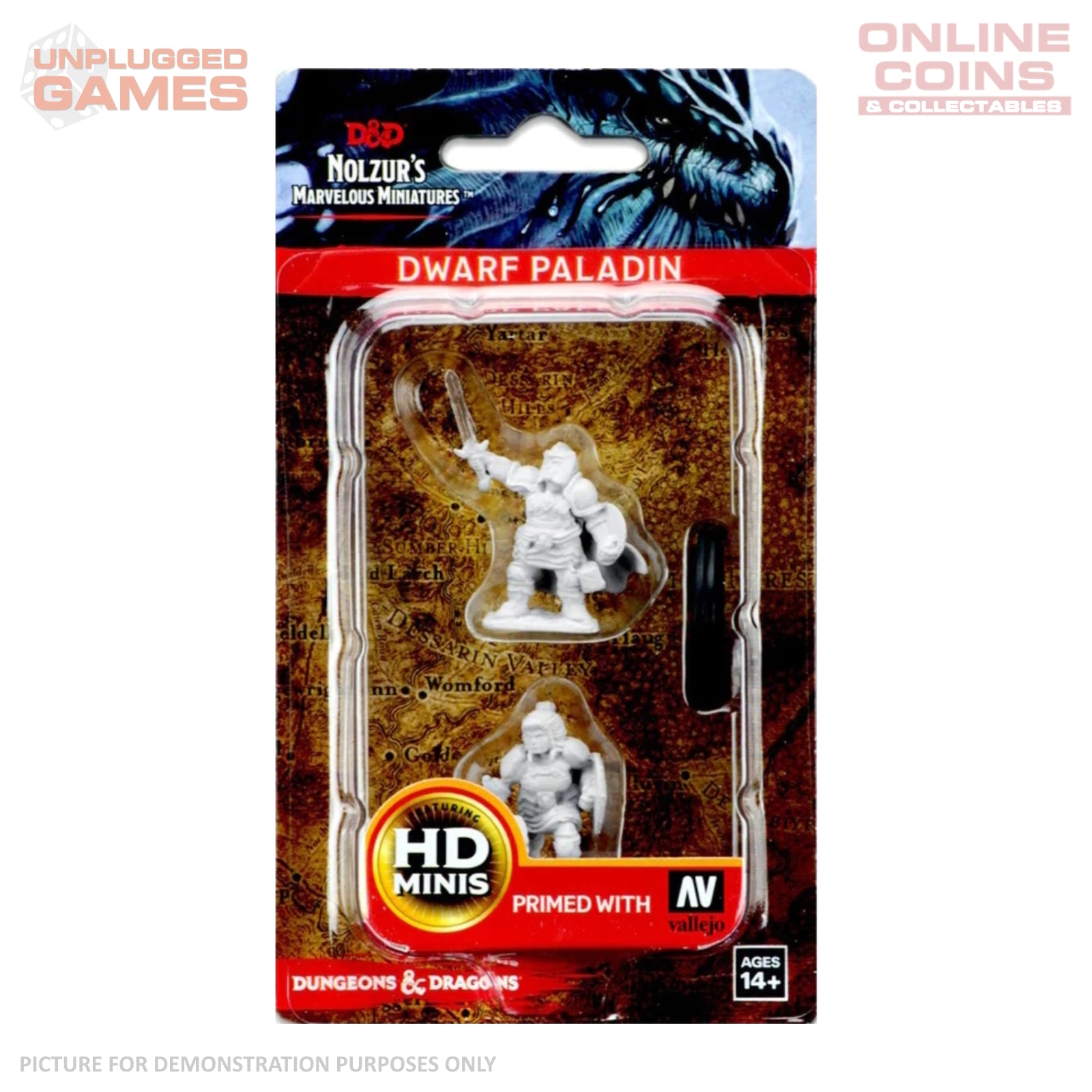 Dungeons & Dragons Nolzurs Marvelous Unpainted Miniatures - Dwarf Paladin